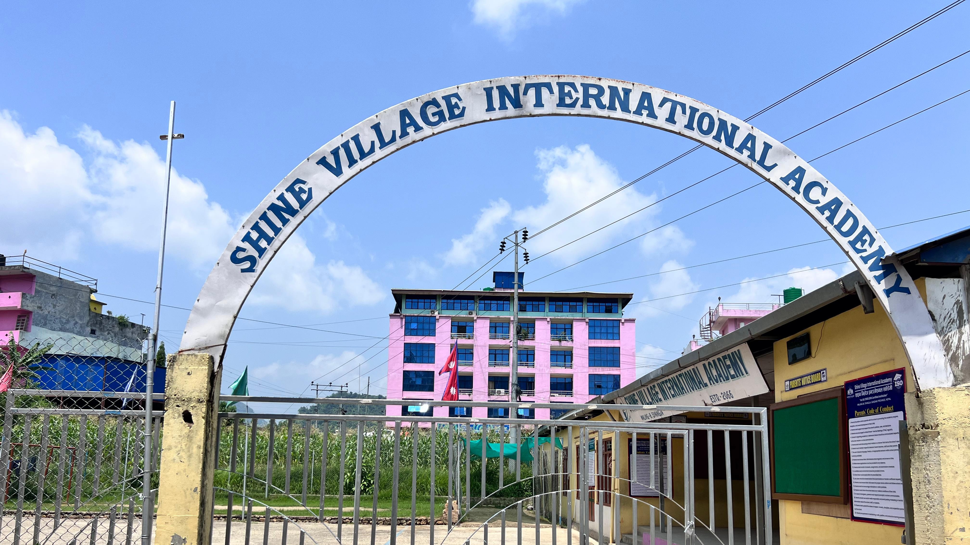 Students at Shine Village International Academy